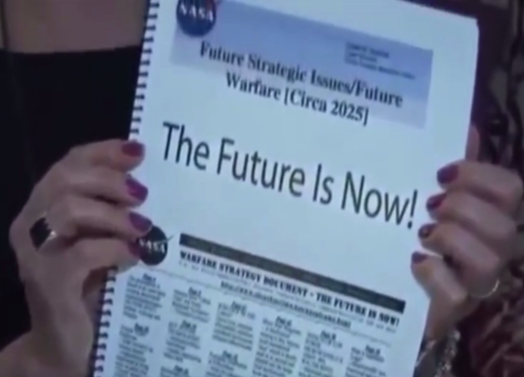 The Future Is Now – NASA War Doc l A lecture for the defense industry predicted our world in 2023